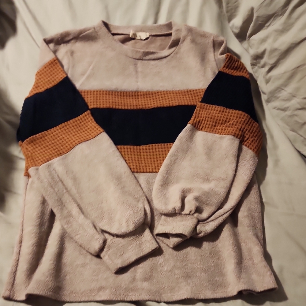 Striped Long Sleeve Sweater